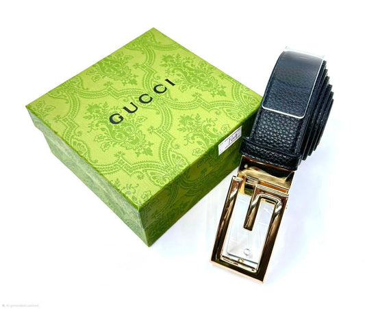 Gucci | Interlocking G Belt – Black / Silver