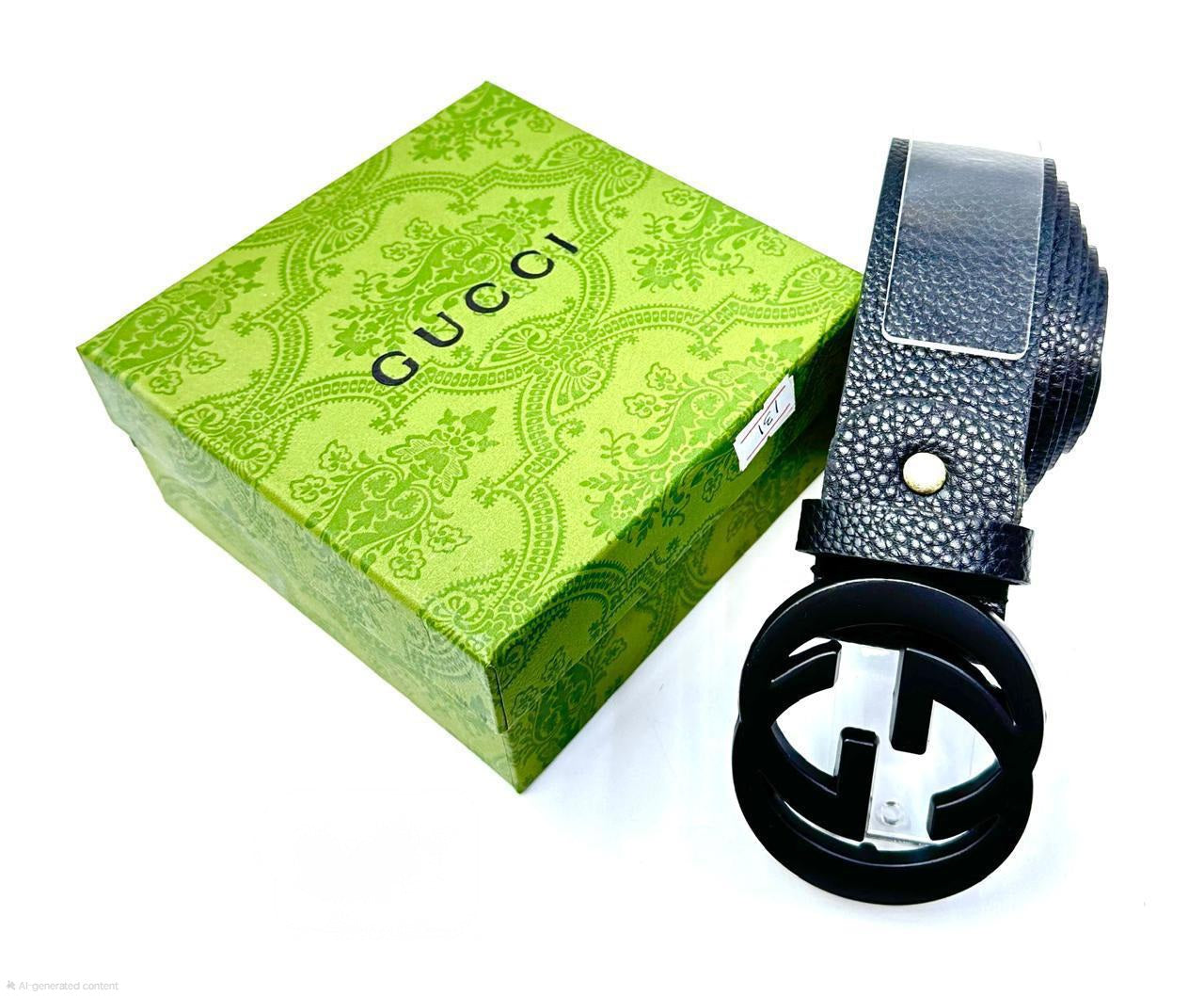 Gucci | Interlocking G Belt – Navy Blue / Blue
