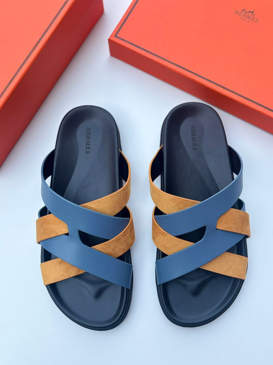 Hermès | Izmir Blanc Sandals – Noir