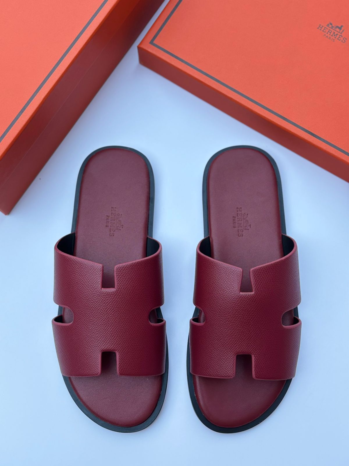 Hermès | Izmir Bleu Marine Sandals