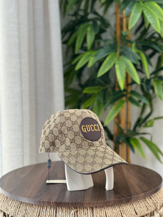 Gucci | Jumbo GG Canvas Baseball Hat – Camel / Ebony