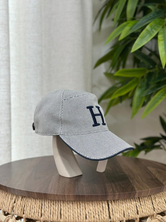 Hermès | Nevada Caleche Cap – Black / Orange