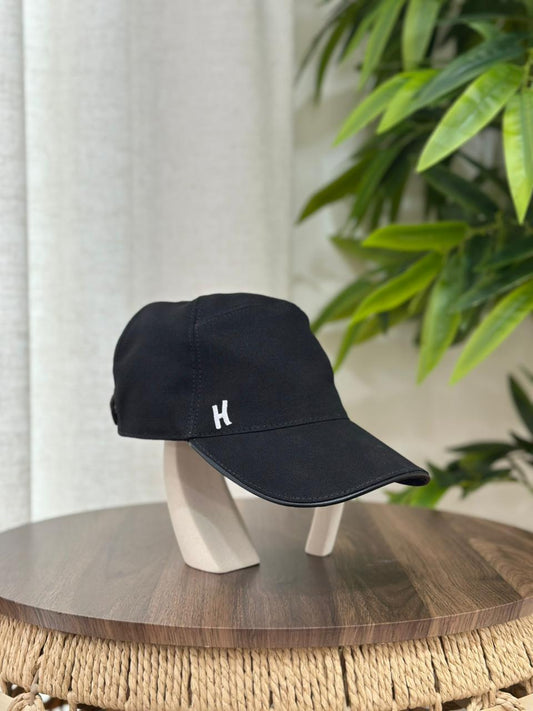 Hermès | Miles H Circle Cap – Beige / Orange
