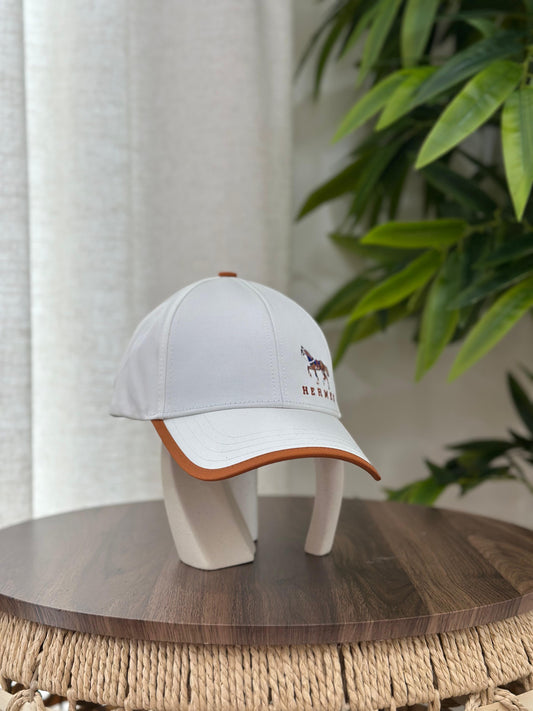 Hermès | Deauville Baseball Cap – Orange