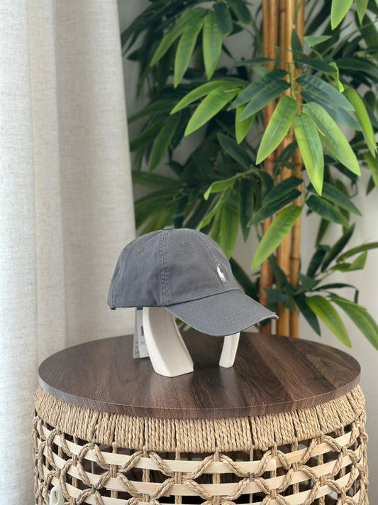 Polo Ralph Lauren | Cotton Chino Ball Cap – Slate Grey / White