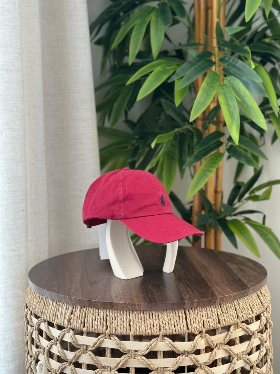 Polo Ralph Lauren | Denim Ball Cap – Black / Red