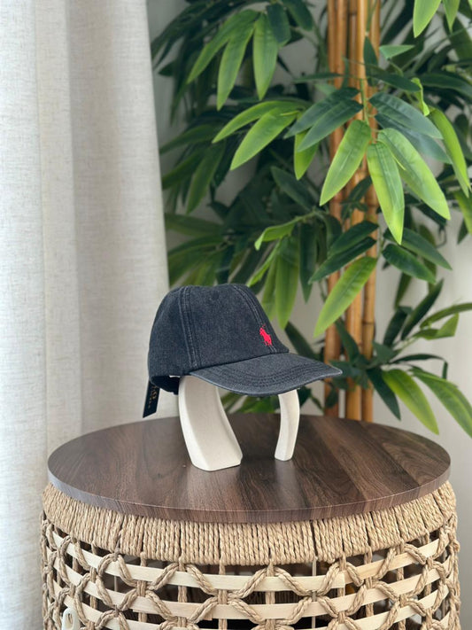 Polo Ralph Lauren | Denim Ball Cap – Black / White