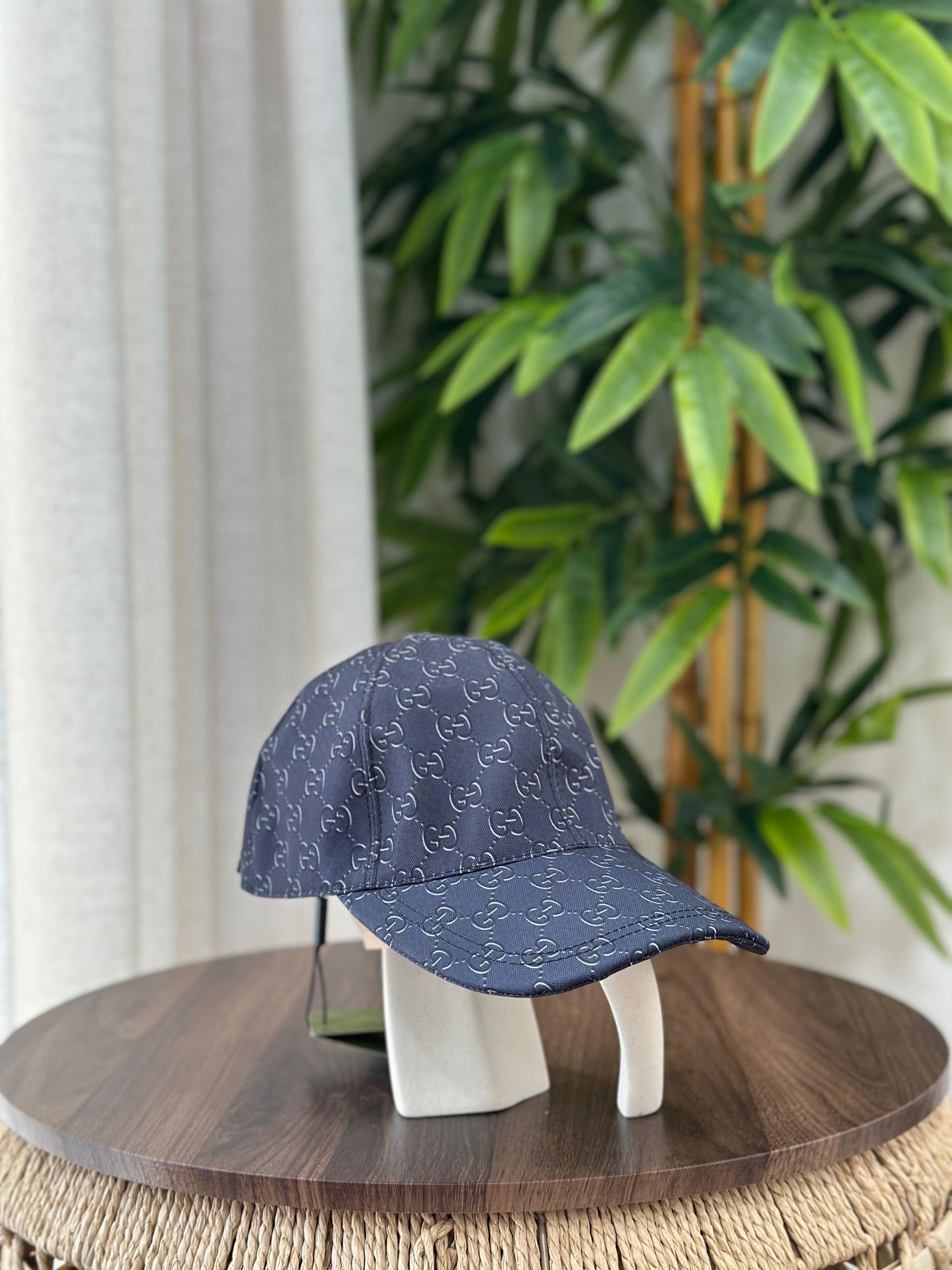 Gucci | Interlocking G Print GG Canvas Baseball Hat – Beige / Ebony