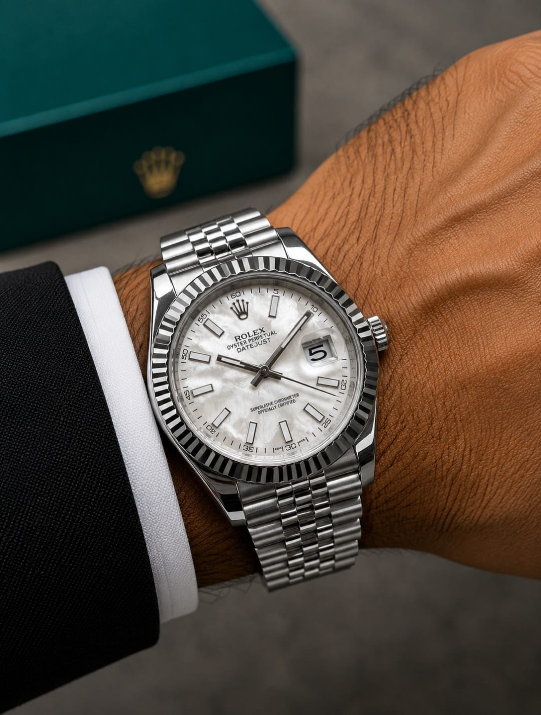Rolex | Datejust 41 Two Tone Everose Oystersteel Sundust Watch – Gold