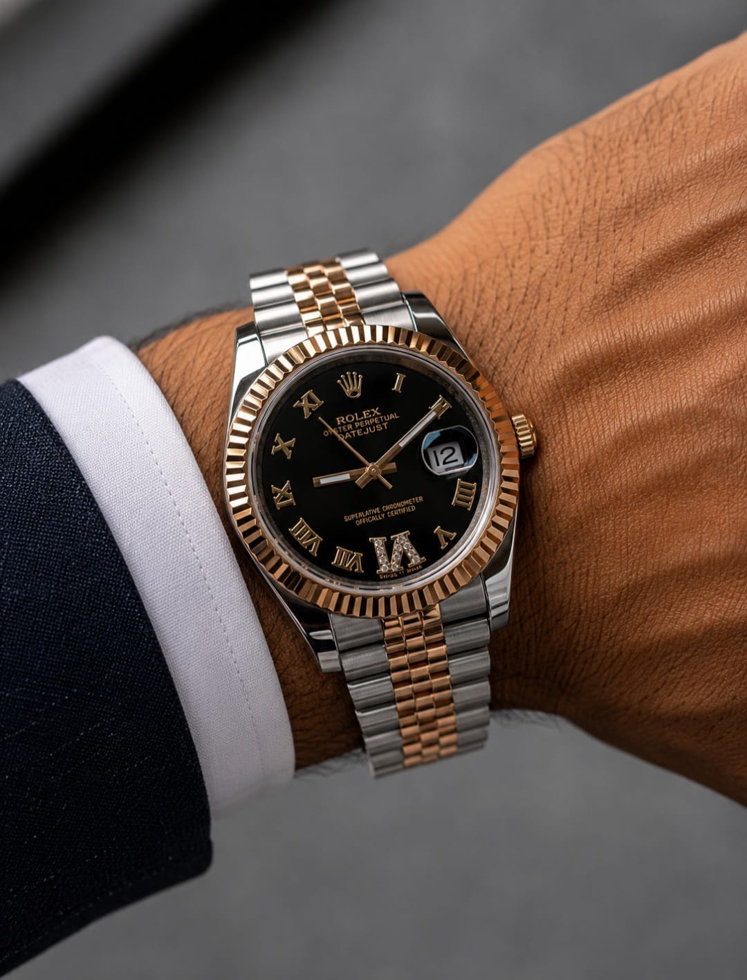 Rolex | Datejust 41 Roman Watch – Yellow / Gold / White