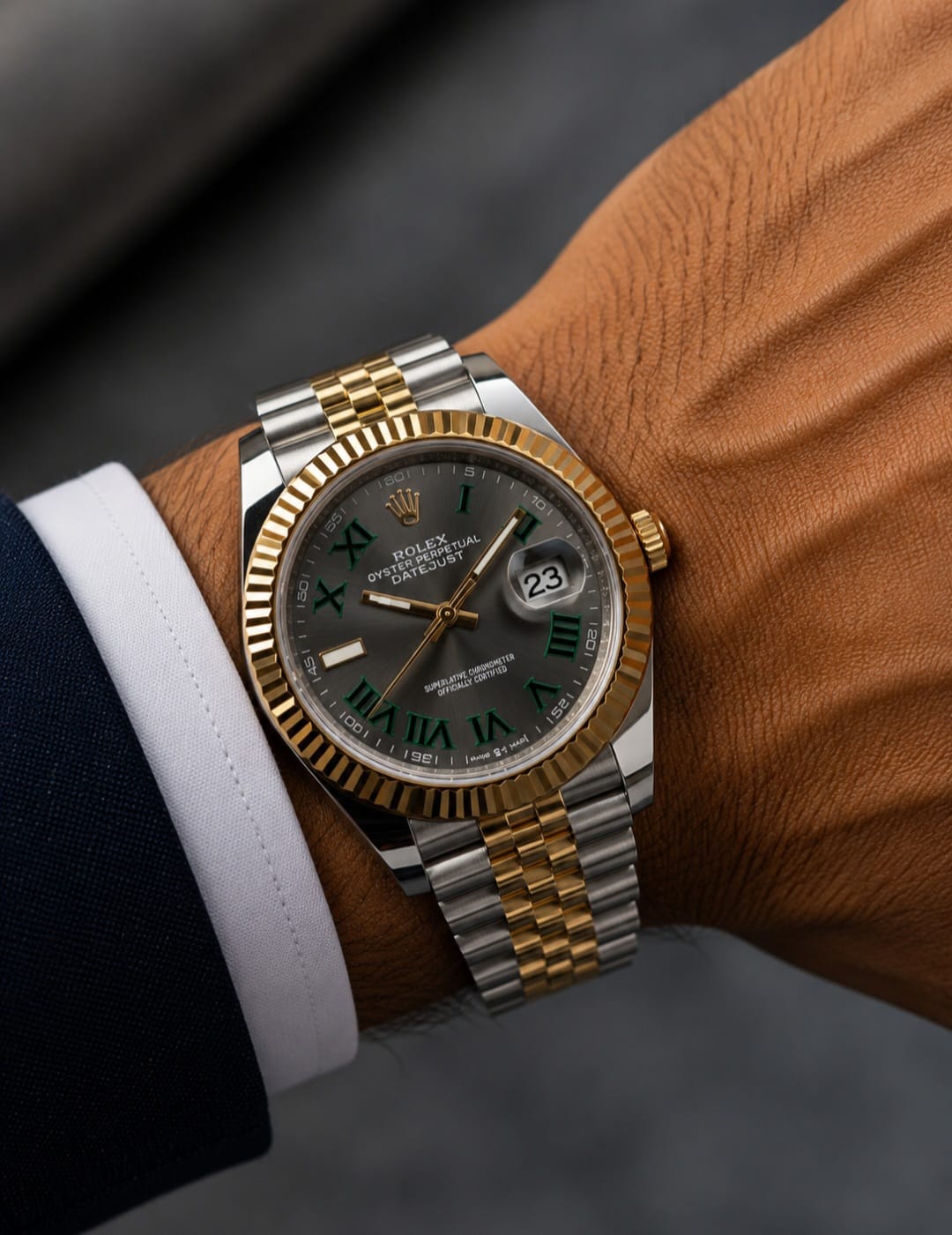 Rolex | Datejust 41 Two Tone Oystersteel Mother Watch – Yellow / Gold / White