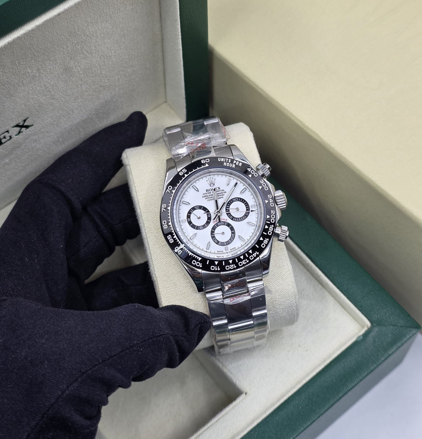 Rolex | Cosmograph Daytona Ice Chestnut Watch – Platinum / Blue / Brown