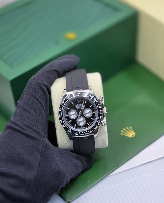 Rolex | Oyster Perpetual Matte Watch – Black / Champagne