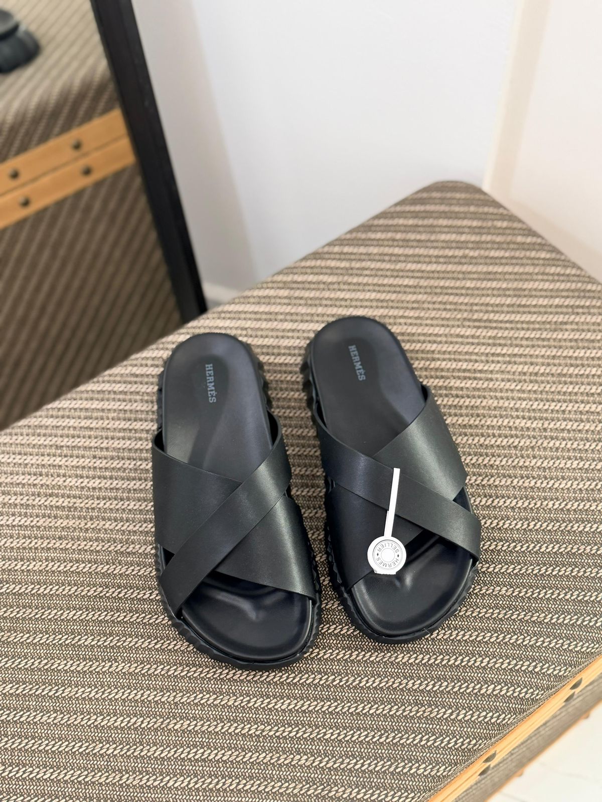 Hermès | Electro Sandals – Gold / White