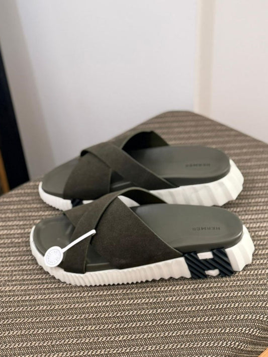 Hermès | Electro Blanc Sandals – Noir