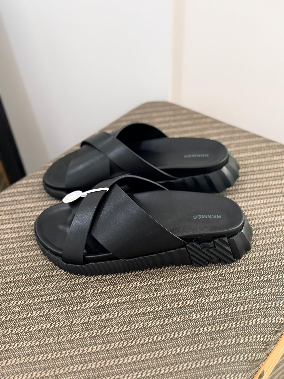 Hermès | Electro Sandals – Gold / White
