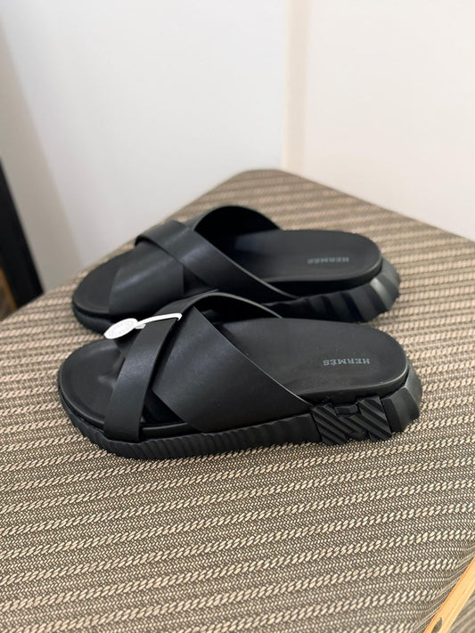 Hermès | Electro Sandals – Gold / White