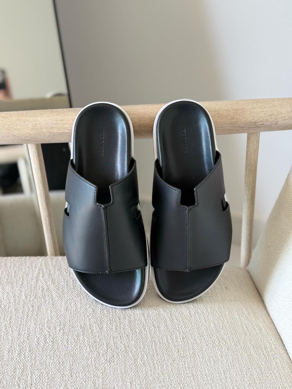 Hermès | Electro Sandals – Gold / Tan