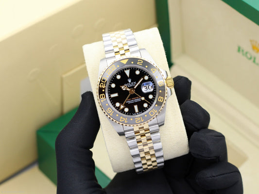 Rolex | Gmt Master Ii Bruce Wayne Watch – Black / Grey