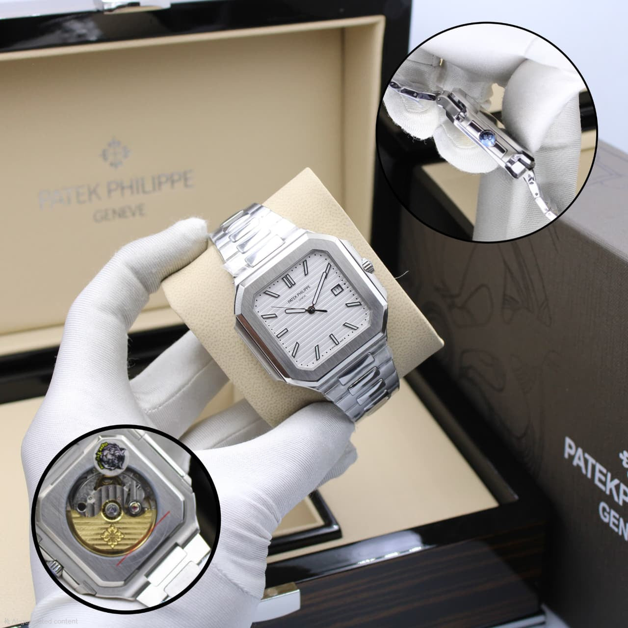 Patek Philippe | Cubitus Instantaneous Grand Date Day Moon Phases 5822p 001 Watch – Black