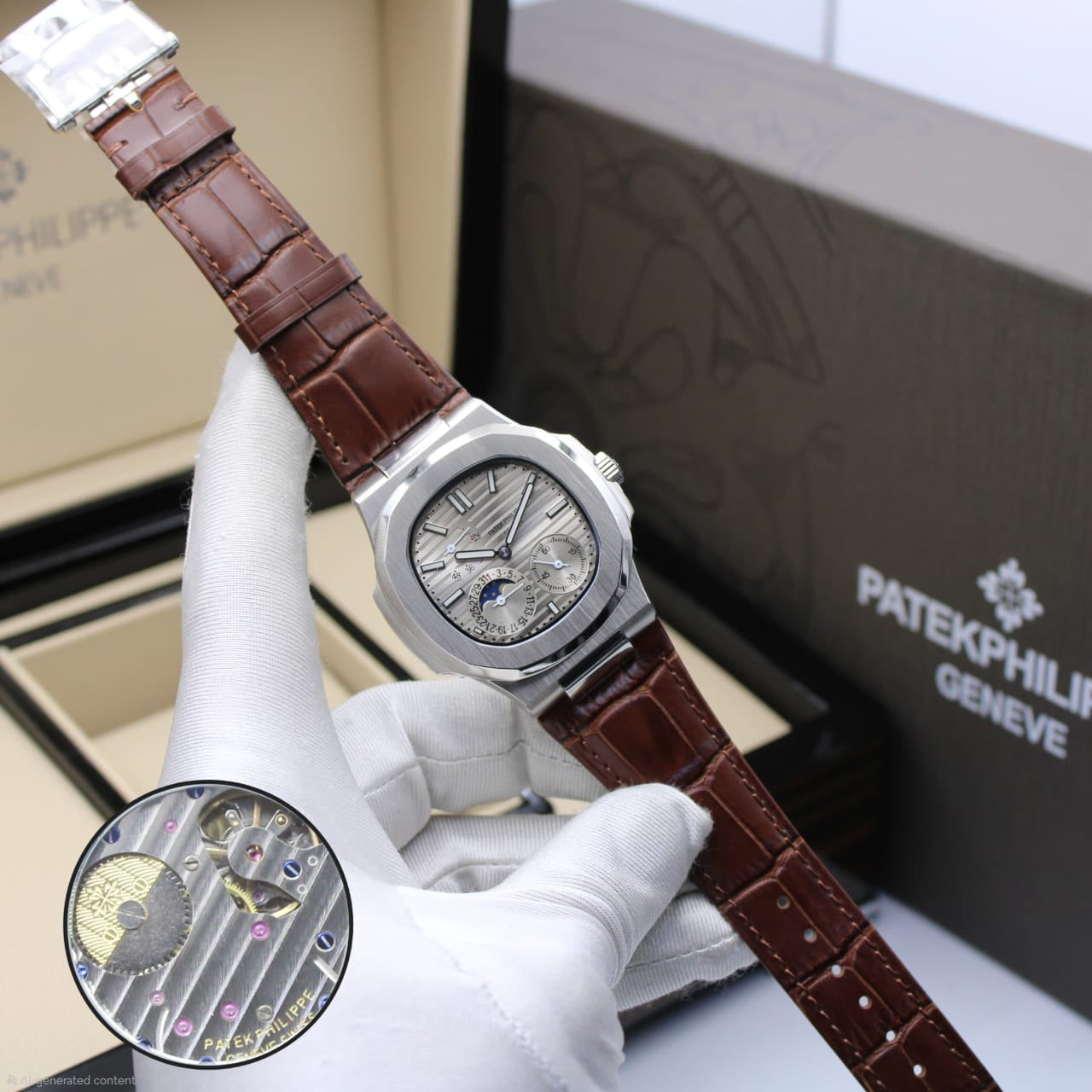 Patek Philippe | Cubitus Instantaneous Grand Date Day Moon Phases 5822p 001 Watch – Blue