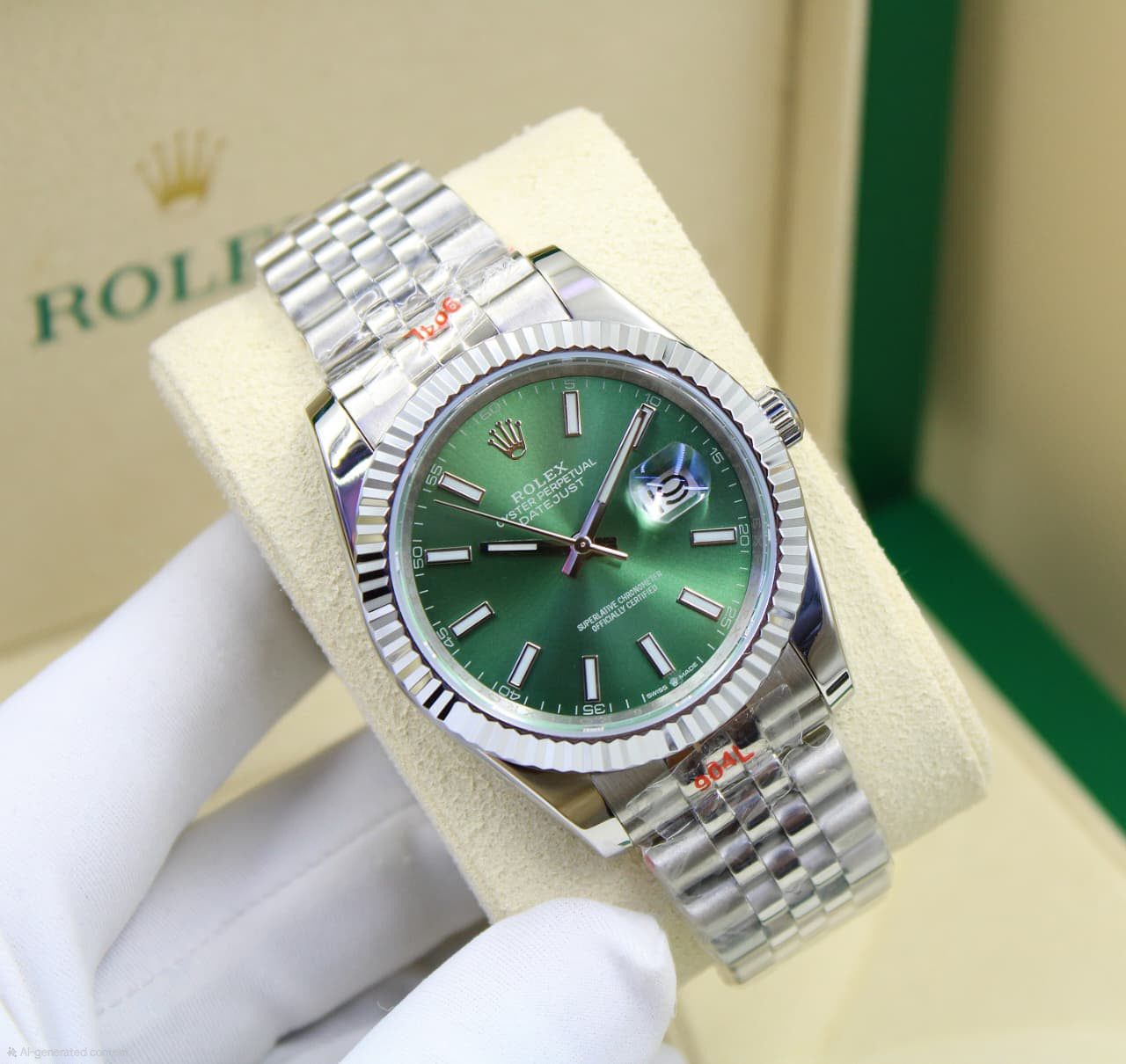 Rolex | Datejust 36 Mother Diamond Two Tone Oystersteel Watch – White / Pearl / Yellow