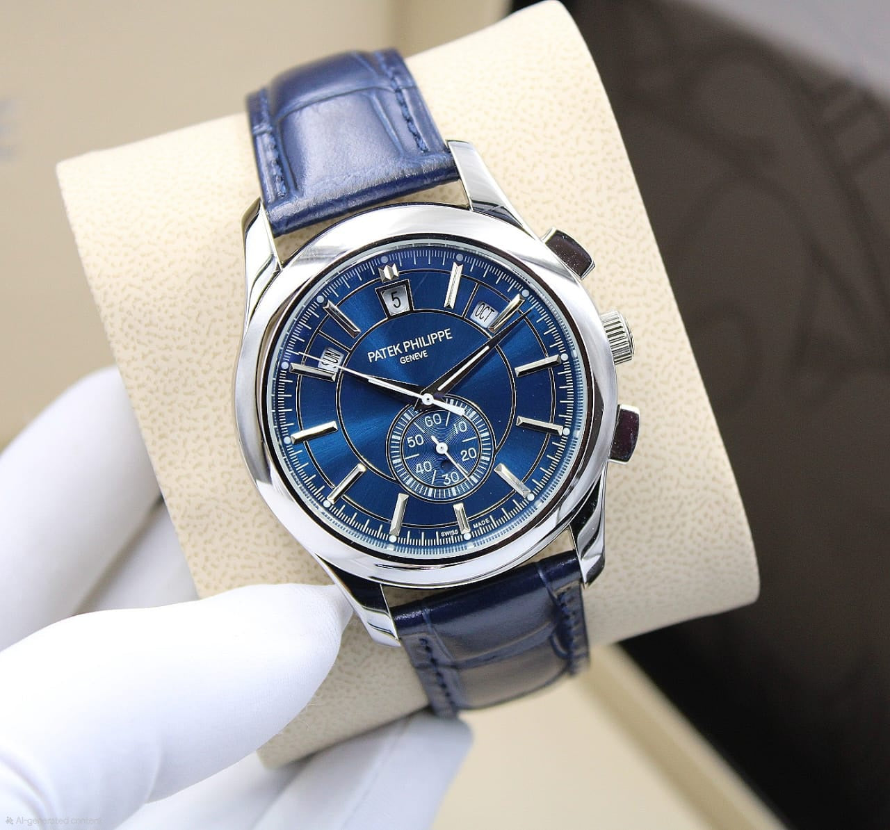 Patek Philippe | Grand Complications Tourbillon Moon Phase Watch – Rose / Gold / Black