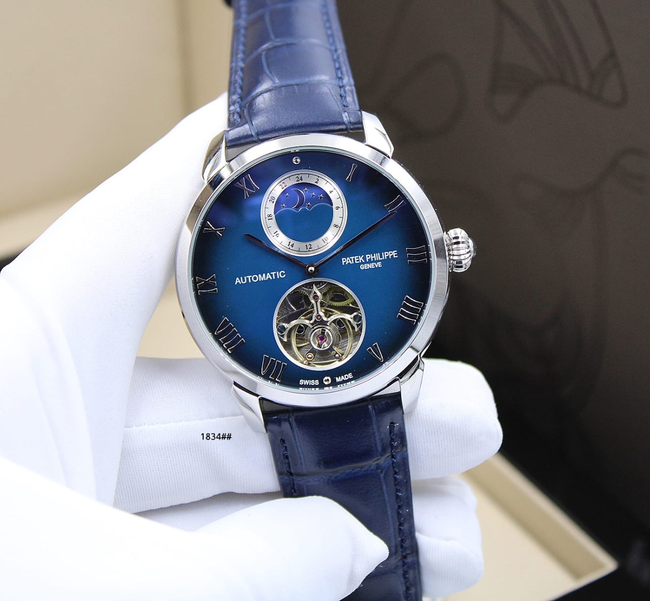 Patek Philippe | Nautilus Stainless Steel Watch – Blue