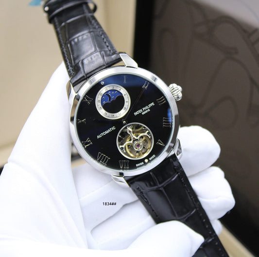 Patek Philippe | Complications Annual Calendar Chronograph Dial Strap Case – Blue / Silver