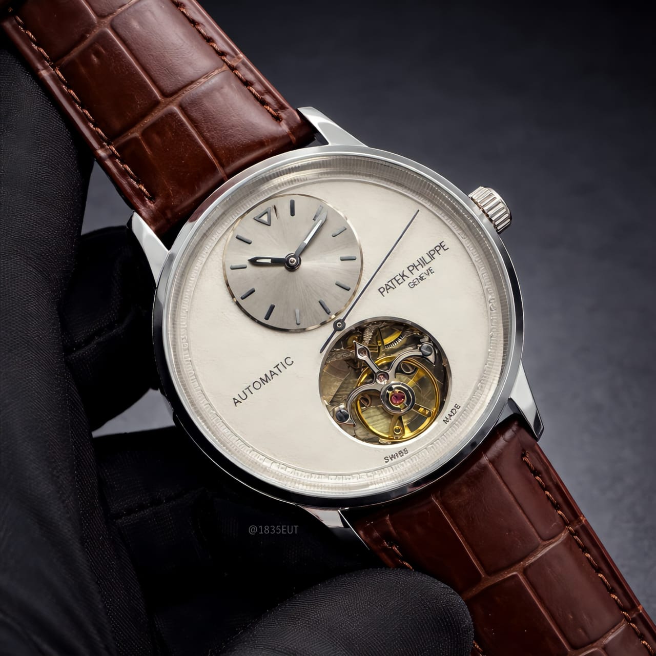 Patek Philippe | Complications Regulator Tourbillon Watch – White / Black