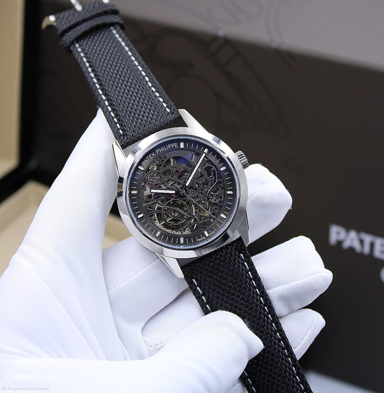 Patek Philippe | Santos de Cartier Skeleton Two Tone Steel Watch – Gold