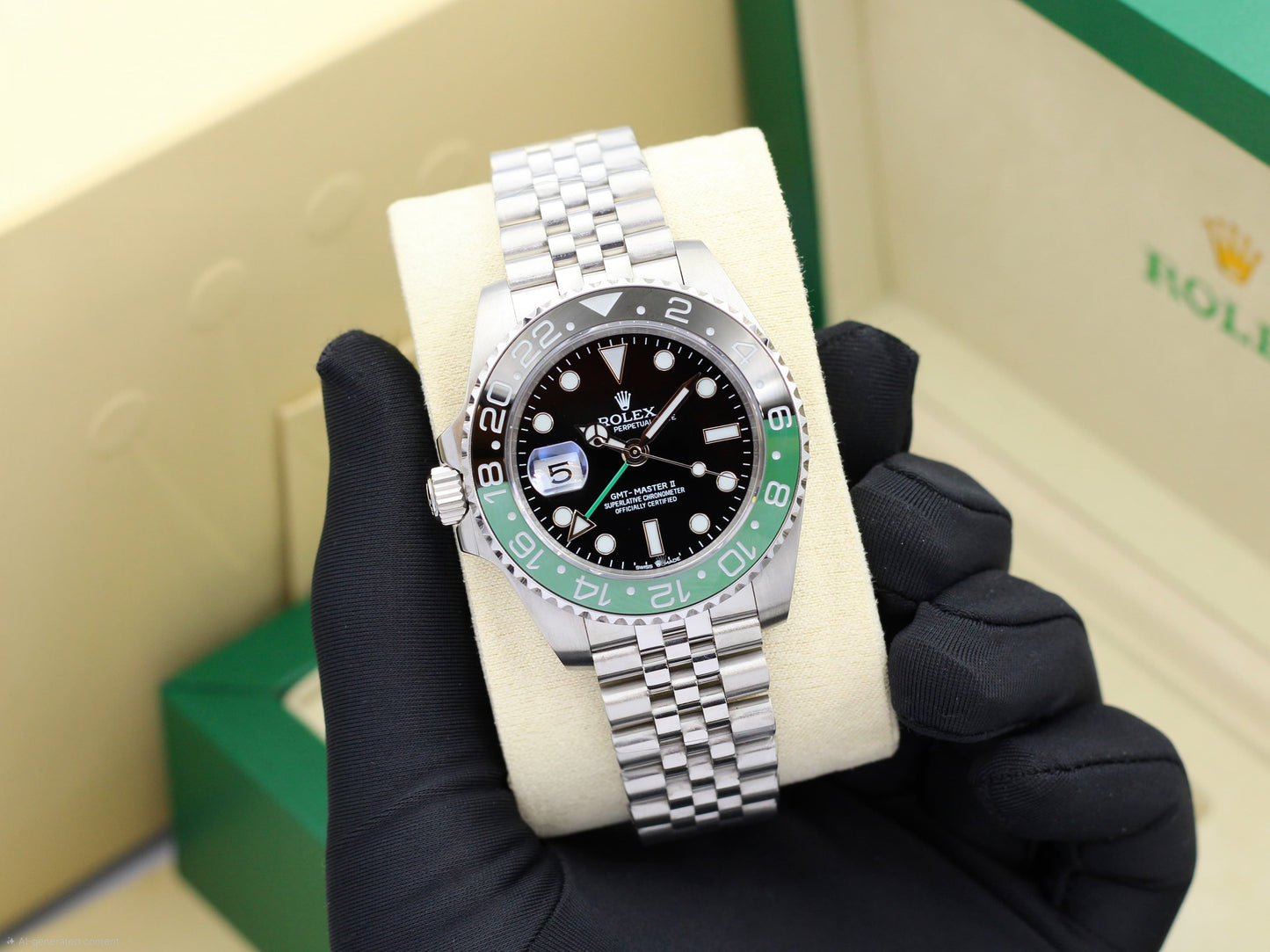Rolex | Day Date 40 Baguette Diamonds Watch – Blue