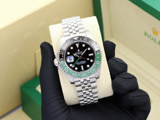 Rolex | Day Date 40 Baguette Diamonds Watch – Blue