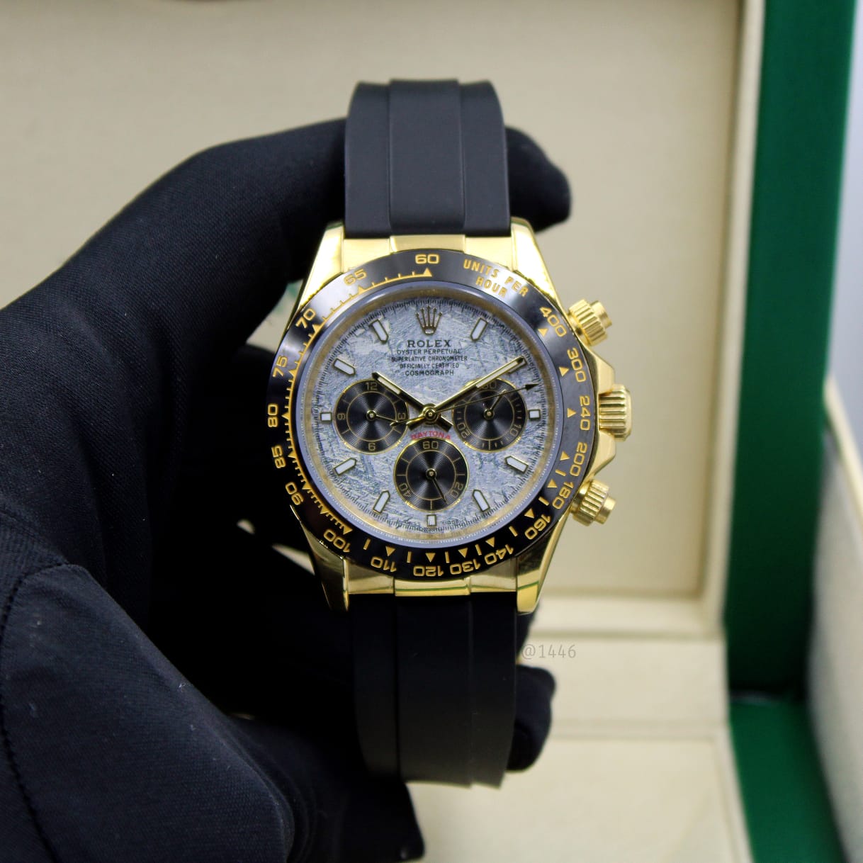Rolex | Cosmograph Daytona Ice Subdials 18kt Watch – Blue / Black / Yellow