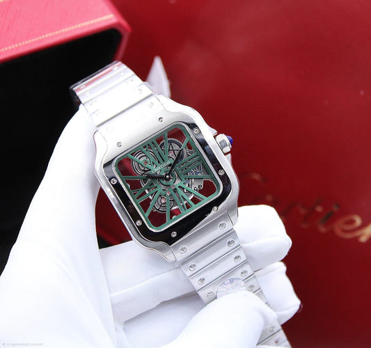 Cartier | Santos de Cartier Dual Time Watch – Black