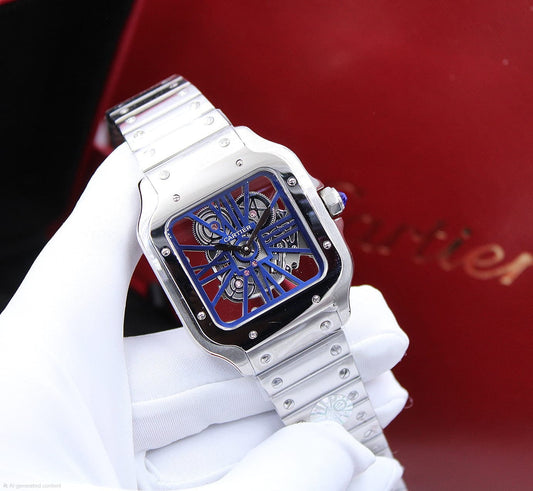 Cartier | Santos de Cartier Large Model Middle East Watch – Green