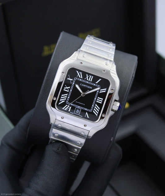 Cartier | Santos de Cartier Dual Time Watch – Black