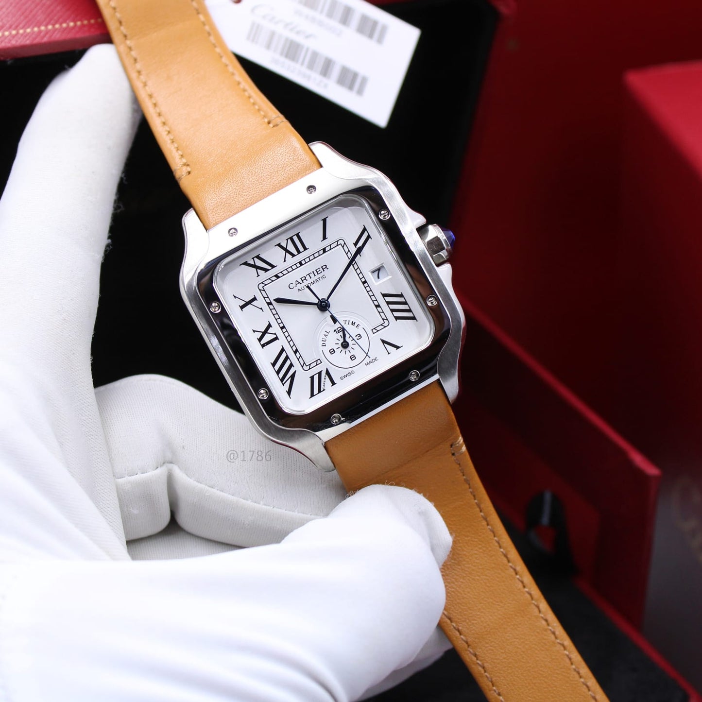 Cartier | Santos de Cartier Large Model Watch – Green