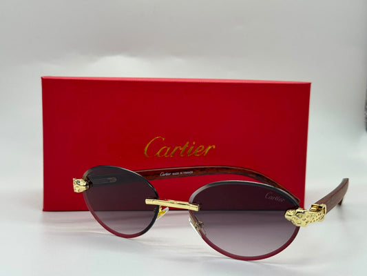 Cartier | C Decor Octagonal Glasses – Gold / Clear