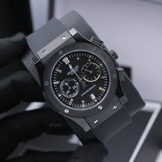 Hublot | Big Bang Magic Chronograph Alligator Watch – Black