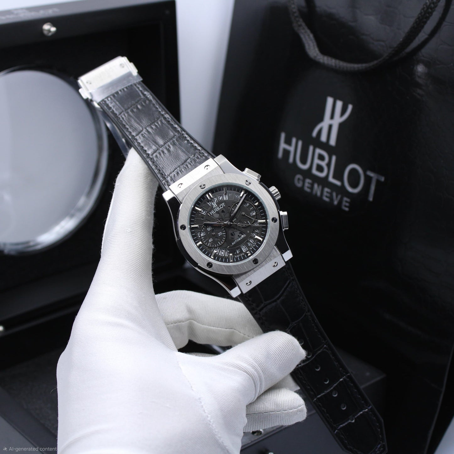 Hublot | Big Bang Chronograph Rubber Watch – White / Black