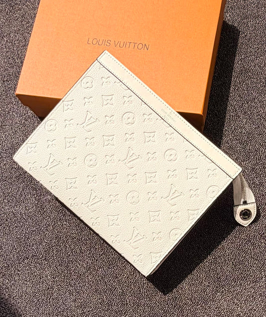 Louis Vuitton | Monogram Voyage Cornflower Pouch – Grey / Blue