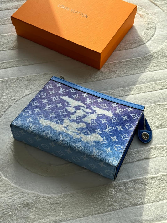 Louis Vuitton | Monogram Eclipse Sketch Pouch – Black / Charcoal / Grey