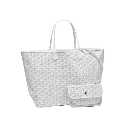 Goyard Saint Louis Tote White