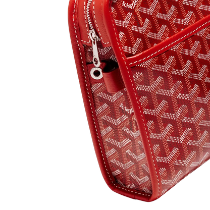 Goyard Jouvence Toiletry Bag MM Red
