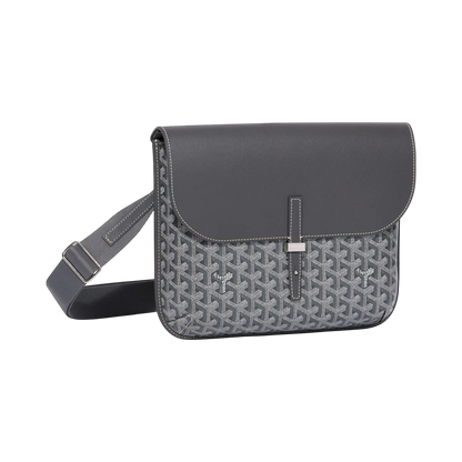 Goyard Coursier Messenger Bag Grey