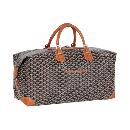 Goyard Bowling 55 Duffle Bag Natural