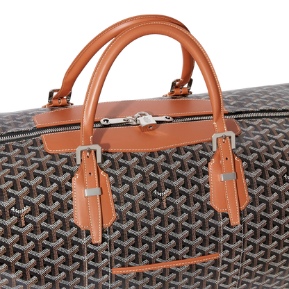 Goyard Bowling 55 Duffle Bag Natural
