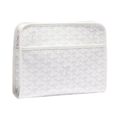 Goyard Jouvence Toiletry Bag MM White