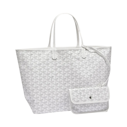 Goyard Saint Louis Tote Bag PM White